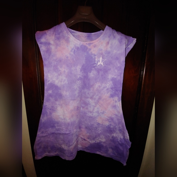 Jeffree Star Tie dye Cutoff Tee - Picture 1 of 5
